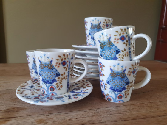 Image 1 of 5 tazas de espresso Iittala Taika + 8 platillos para café