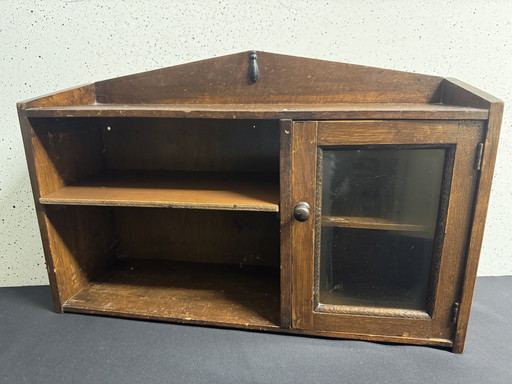 Amsterdamse school Art Deco hangkast wandkastje