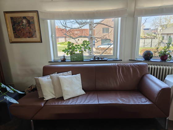 Image 1 of Salon Jori.  2 zit en 3 zit. De vier hoeken van de zetels kan men open leggen voor extra zitting Model Pacific 