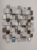 Miroir en aluminium tissé