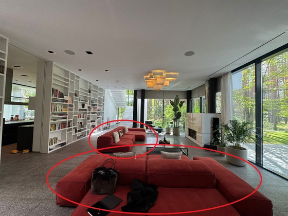 Image 1 of Divano Modulare Living Divani Extrasoft – 16 Moduli – Piero Lissoni (Italia)