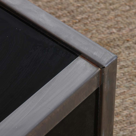 Image 1 of Square coffee table in the Willy Rizzo style, 1970