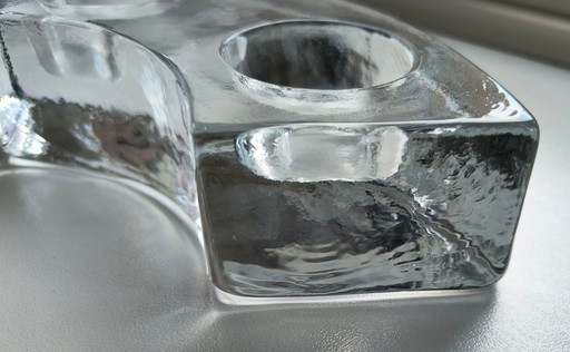 Vintage design crystal tea light holder