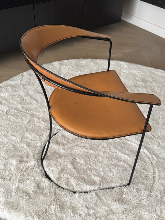 6 sedie da pranzo vintage modello 'Ursula' del marchio italiano Arrben – Leather (photo 2 of 7)