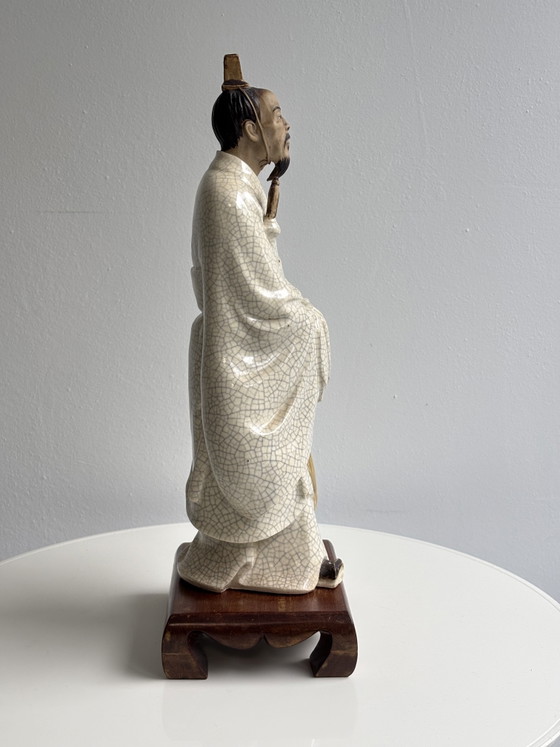 Statuetta vintage in ceramica Shiwan proveniente dalla Cina – Oggetti decorativi, Wood (photo 4 of 13)