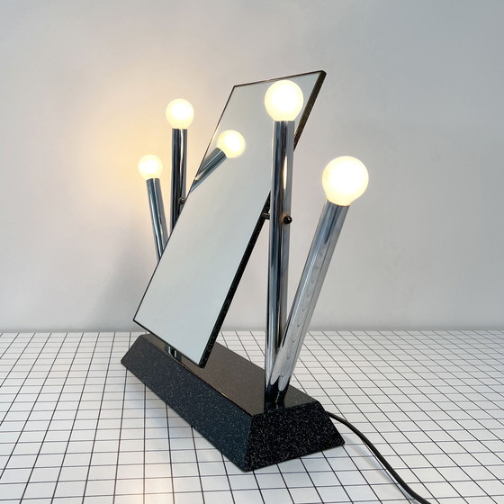 Image 1 of Yucca Table Mirror By Anna Anselmi For Bieffeplast, 1980S