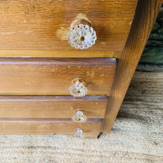 Cassettiera vintage - maniglie a fiori – Cassettiere, Legno (photo 8 of 13)