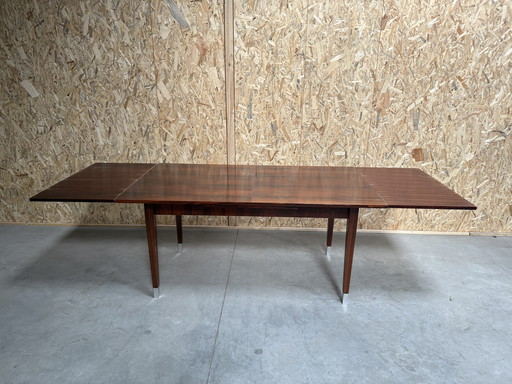 Table de salle à manger extensible scandinave vintage de 1960