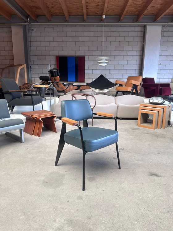 Vitra Fauteuil De Salon, Jean Prouvé (disponibilità: 2) – Poltrone, Metallo, Legno (photo 2 of 5)