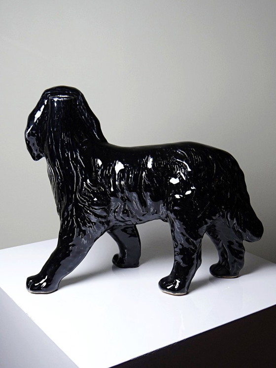 Decanter vintage per rum Newfoundland Screech, con cane di Terranova in ceramica. – Oggetti decorativi (photo 5 of 11)