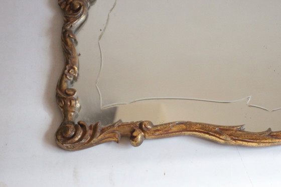 Image 1 of Vergoldeter Holzspiegel im Neo-Rokoko-Stil, Ende 19.