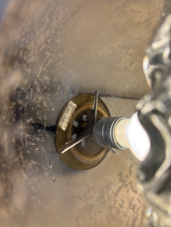 Image 1 of Rare suspension vintage – Glashütte, Limbourg, avec un magnifique effet bulles/glace