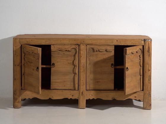 Aparador chino antiguo con cuatro puertas (c.1900) #12, Aparadores, Madera, Hierro, Marrón, Vintage (foto 51 de 59)