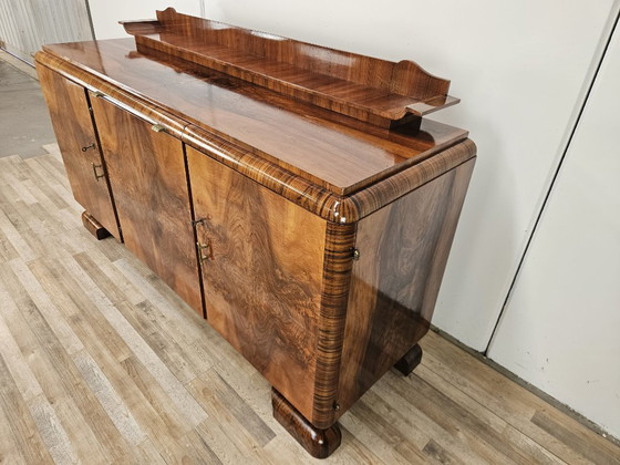 Credenza francese Art Decò in noce, 1940 – Credenze, Legno (photo 2 of 39)