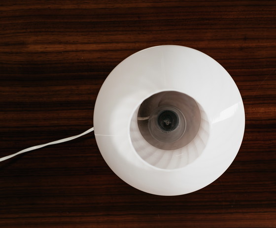 Image 1 of Large Murano Mushroom Rose Table Lamp 1970’s Design Pink Shade