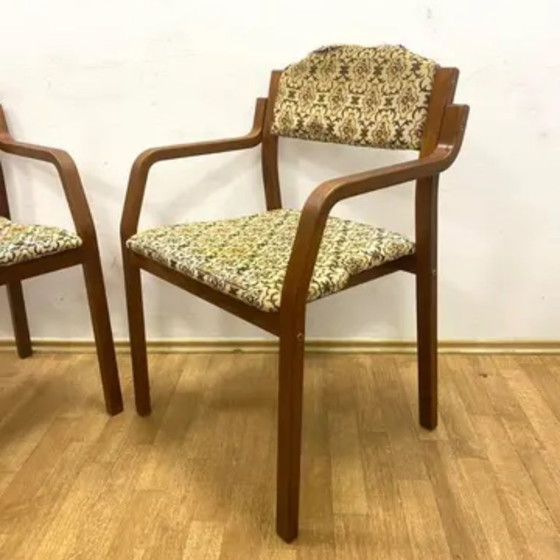 Image 1 of Retro TON Armchairs by Ludvík Volák, 1960s Czechoslovakia | Set of 4 Chairs
