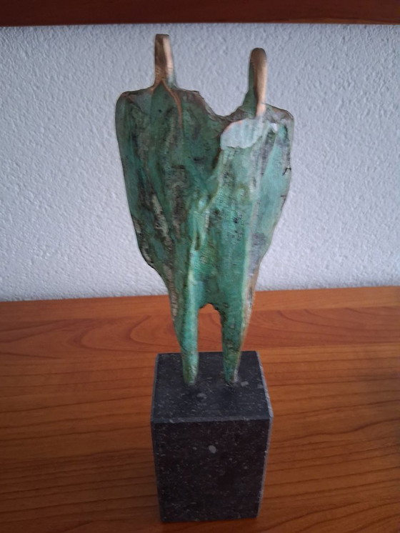 Image 1 of Bronze sculpture "Connectedness" by Dick van Wijk