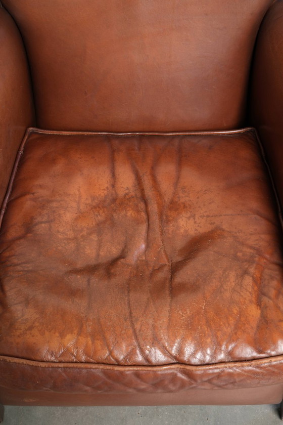 2x comfortabele schapenleren armchairs met een tijdloze uitstraling en goed zitcomfort – Fauteuils, Leather (photo 5 of 15)
