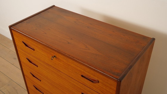 Cassettiera danese vintage | Teak | 6 cassetti | 109 cm – Cassettiere, Wood (photo 4 of 9)