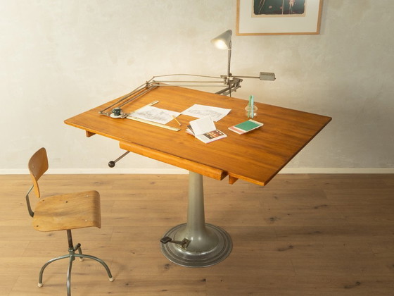 Tekentafel uit de jaren 50, Domkraft AB Nike Eskilstuna – Bureau, Metal, Wood (photo 8 of 17)