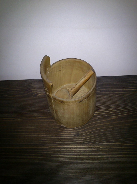 Antieke Meelton – Keukenaccessoires, Hout (photo 4 of 6)