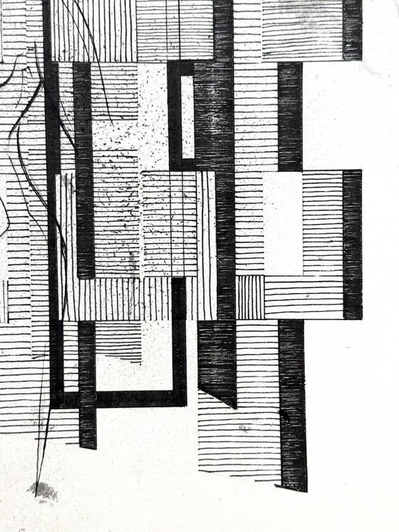 Image 1 of Eugène Eechaut (1928-2019) - Ink Composition 1982