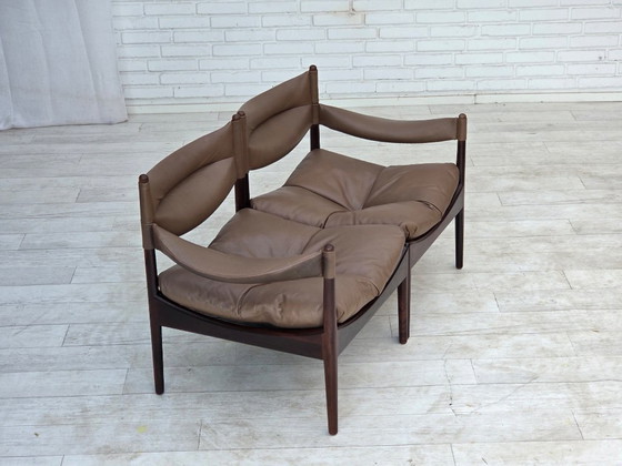 Jaren 70, Deens Design van Kristian Vedel, Modulaire bank, Model Modus. – Modulaire banken, Wood (photo 4 of 25)