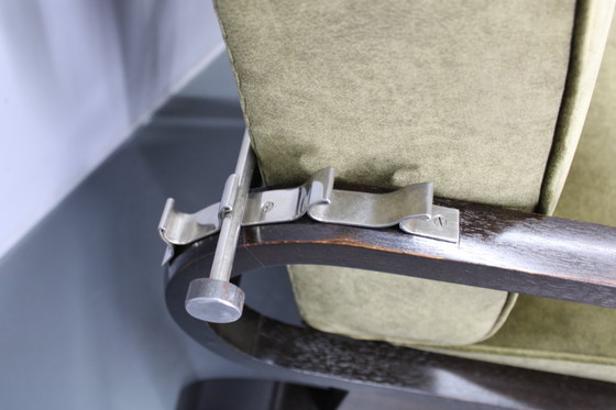 Image 1 of 1930 Rare poltrone Art Déco regolabili restaurate, Cecoslovacchia