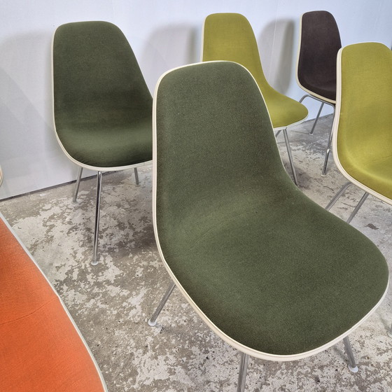 Image 1 of Eames Herman Miller, sedie in fibra di vetro Vitra DSX, vintage