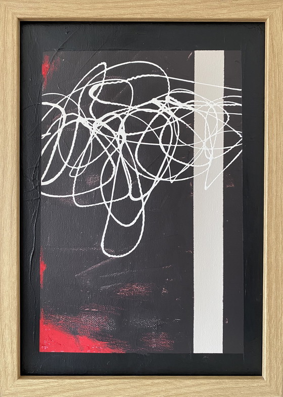 Image 1 of “Chaos Called Life” - Diptych 21x30 (A4) including frame