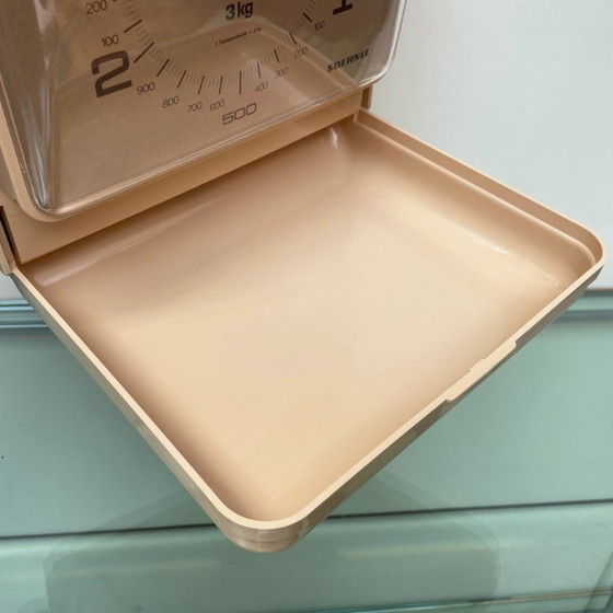 Image 1 of Vintage Soehnle Beige Duitse Keukenweegschaal voor Wandmontage