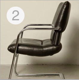 Poltrona/sedia da ufficio Vitro Mario Bellini – Vitra, fauteuils, Chrome, Leather (photo 2 of 6)