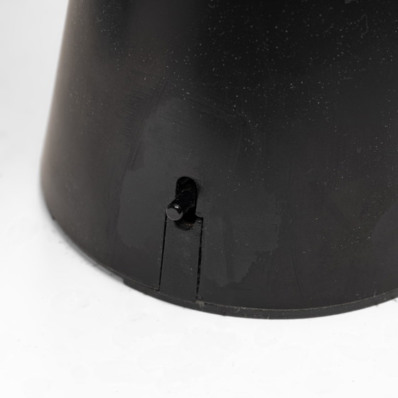 'Alien' Table Lamp by Luciano Cesaro for Tre Ci Luce, Italy, 1970s, Metal, Black, Space Age (photo 11 of 11)