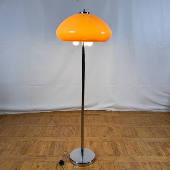 Image 1 of Vintage Hungarian “Szarvasi” Standing Lamp, 1970s — Retro Mid-Century Lighting