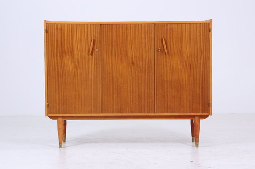 Beautiful vintage highboard 60s | Mid - Century sideboard drawer cabinet wood storage #04-76