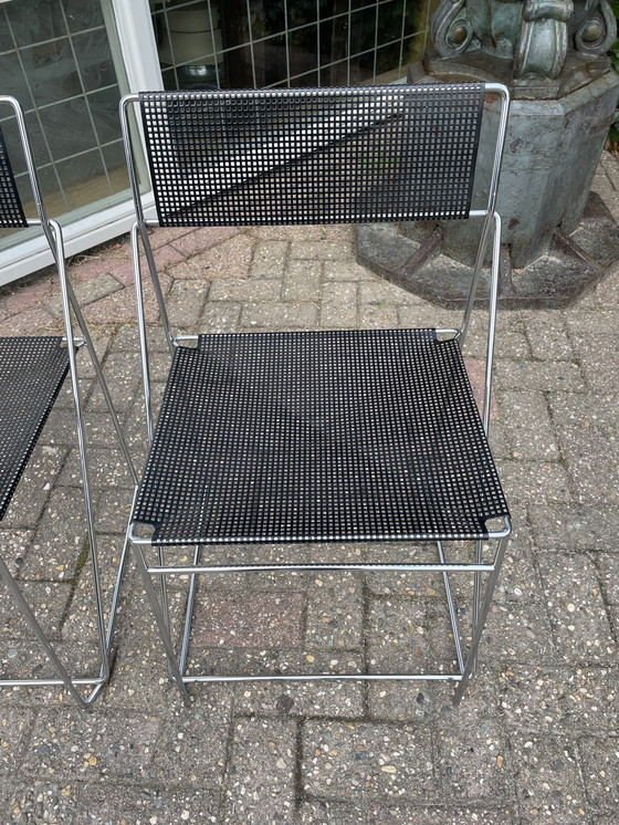 Image 1 of 2x X-line draadstoel, Nils Jorgen Haugesen