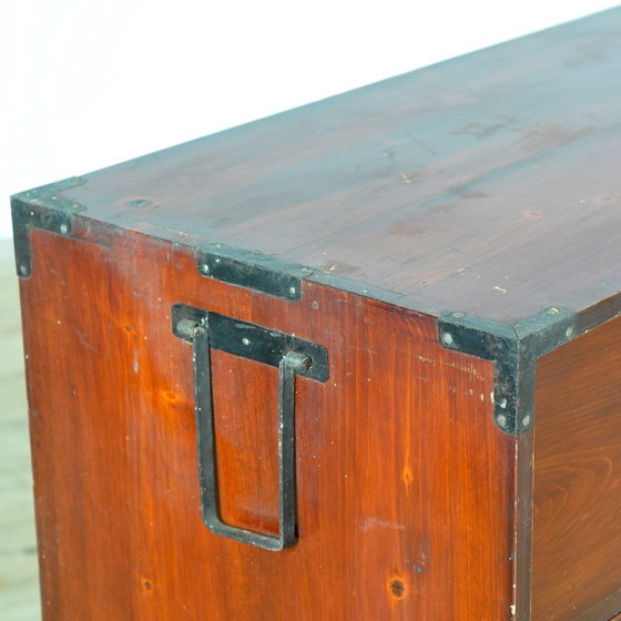 Japanese Tansu chest of drawers, circa 1890, Wood, Metal, Brown, Aziatisch (photo 7 of 13)