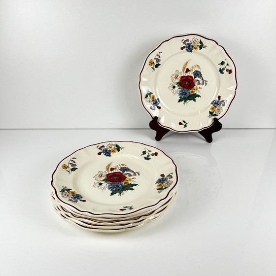 Set of 6 "Agreste" Sarreguemines dinner plates, 20th century – Crockery, Ceramic (photo 5 of 12)