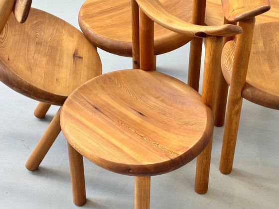Image 1 of 5 chaises de Rainer Daumiller pour Hirtshals Savvaerk, années 1970