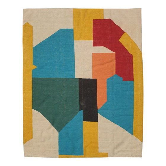 Kopie von Serge Poliakoff Tapisserie | Gouaches | Handgewebte Wolle auf Baumwolle | Flachgewebtes – Cotton (photo 2 of 12)