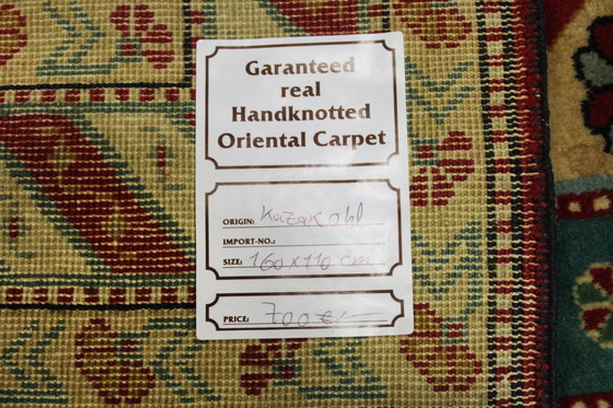 Image 1 of Origineel handgeknoopt oud Kazak tapijt 160 x 110 cm