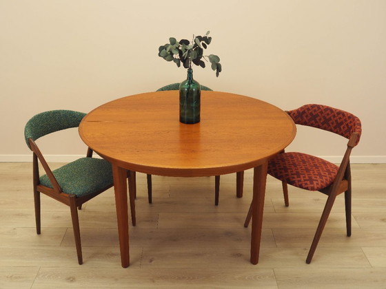 Image 1 of Set van twee teakhouten stoelen, Deens design, jaren 70, ontwerper: Kai Kristiansen
