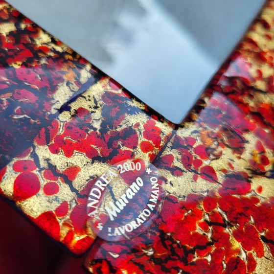 Image 1 of Marco grande de Murano con pan de oro, Hecho en Italia