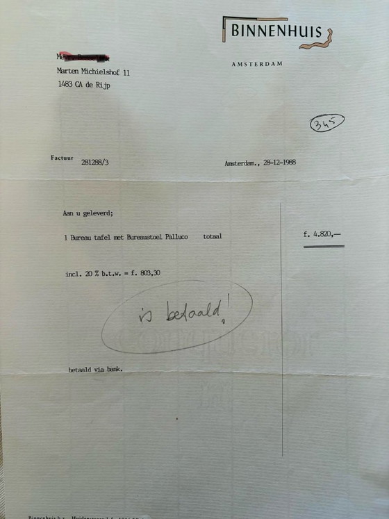 Image 1 of Table Vintage Pallucco Vender Asnago & Vender 80s 90s Design Italien