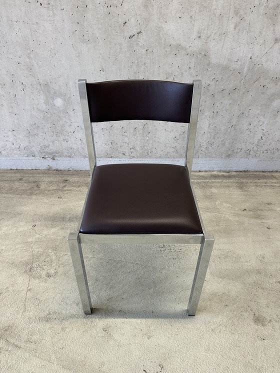 Image 1 of Set/6 sedie da pranzo vintage di design italiano Cidue