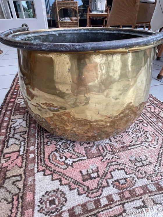 Antiker Kupferkessel – Dekorative Objekte, Copper (photo 4 of 5)