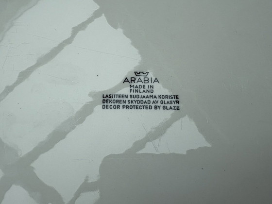 Image 1 of Plateau en porcelaine Arabia - Vintage finlandais des années 1960