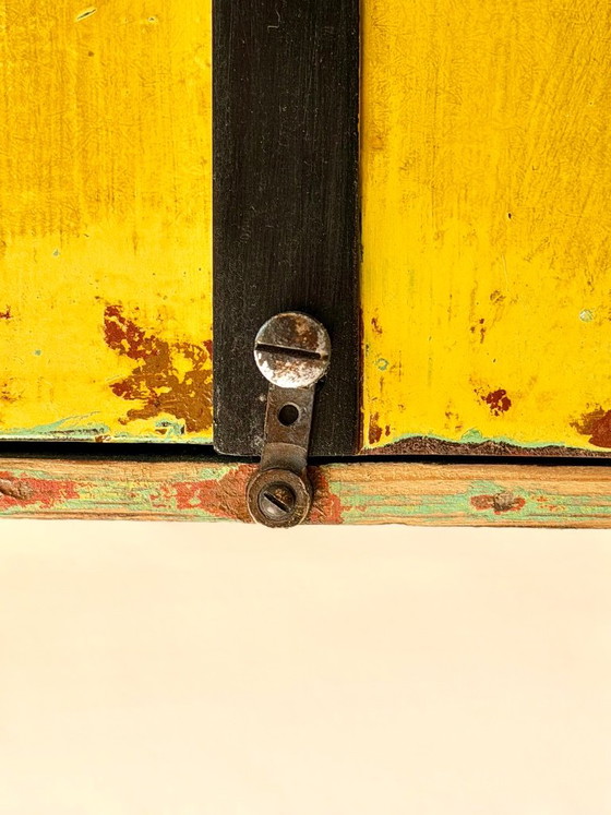 Mobile dipinto a mano di metà secolo, ex Cecoslovacchia, anni '70 – Armadi contenitori, Wood (photo 8 of 17)