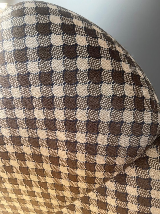 Image 1 of Italiaanse modulaire sofa /3 stuks  uit de jaren 70 met blokjesprint