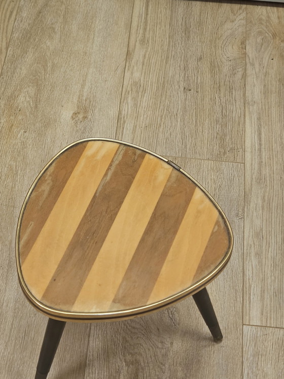 Vintage Plantentafeltje Tafeltje Bijzettafeltje Tafel – Wood (photo 3 of 6)